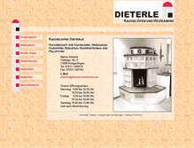 Tablet Screenshot of dieterle-kachelofen.de